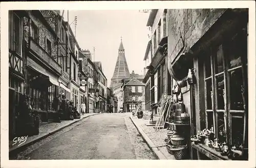 Domfront Orne Rue Saint Julien Eglise Kat. Domfront