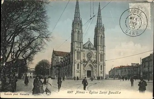 Nimes Eglise Saint Baudille Kat. Nimes