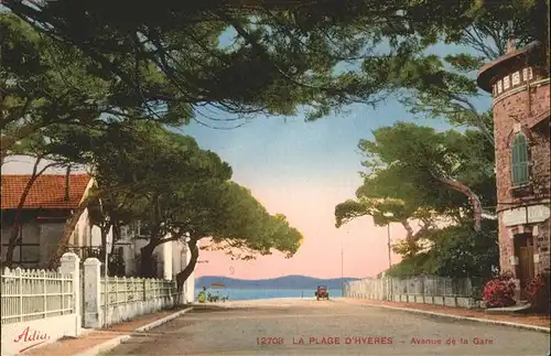 Hyeres Avenue de la Gare  Kat. Hyeres