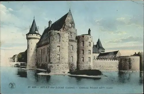 Sully-sur-Loire Chateau Feodal Kat. Sully-sur-Loire