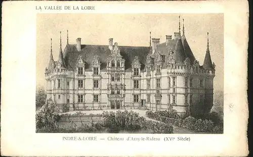 Indre Chateau Azay le Rideau Kat. Indre