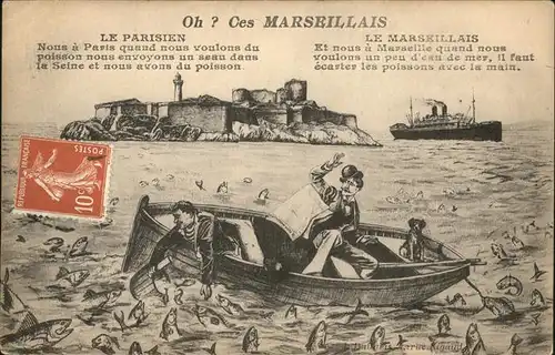 hw11341 Marseille Schiff Kategorie. Marseille Alte Ansichtskarten
