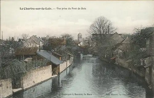 La Chartre-sur-le-Loir Pont Bois Kat. La Chartre-sur-le-Loir