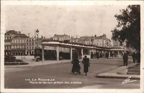 La Rochelle Charente-Maritime Place Verdun Parc Autobus Kat. La Rochelle