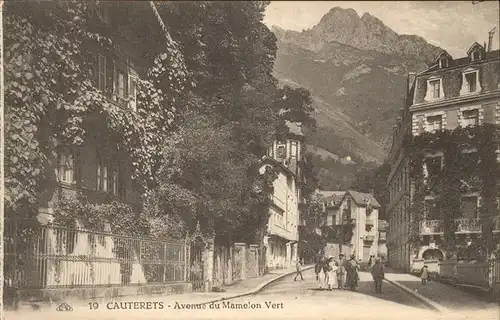 Cauterets Avenue Mamelon Vert Kat. Cauterets