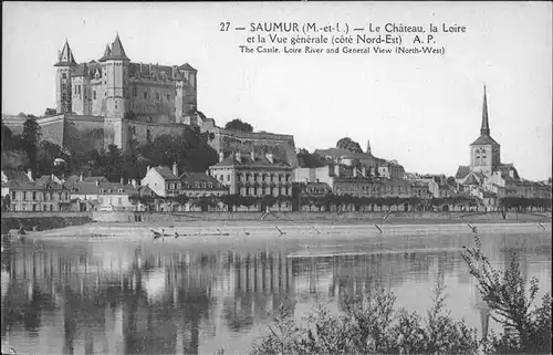 Saumur Chateau Loire Kat. Saumur