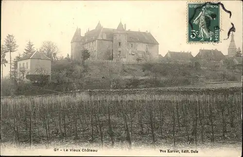 Gy Haute-Saone Chateau Kat. Gy
