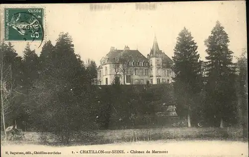 Chatillon-sur-Seine Chateau Marmont Kat. Chatillon-sur-Seine