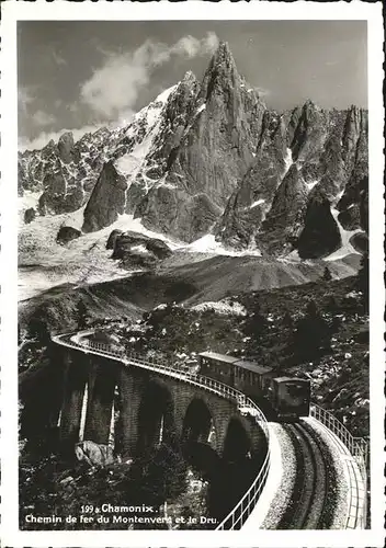 Chamonix Viadukt Zug Kat. Chamonix-Mont-Blanc