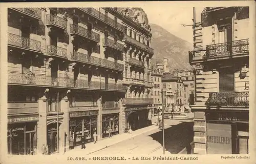 Grenoble Rue President Carnot Kat. Grenoble