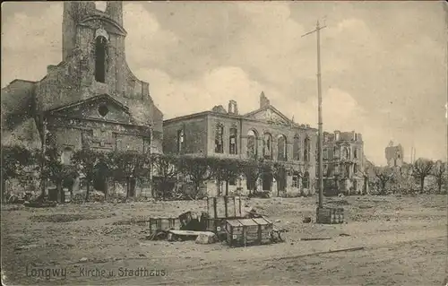 Longwy Lothringen Kirche Stadthaus / Longwy /Arrond. de Briey