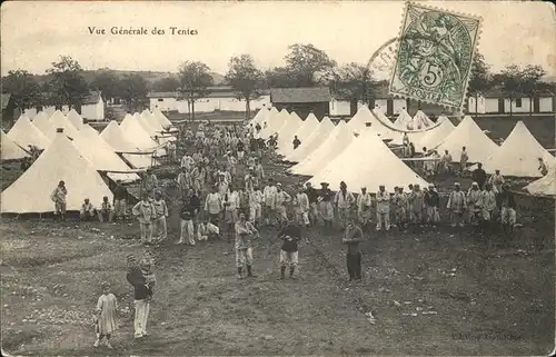 hw14565 Camp de la Valbonne Generale des Tentes Kategorie. Beligneux Alte Ansichtskarten