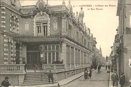 Langres Hotel Postes Rue Nevers Kat. Langres