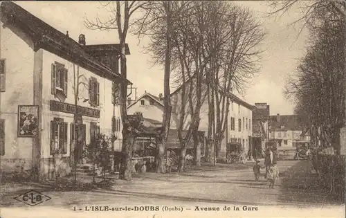 L Isle-sur-le-Doubs Avenue de la Gare Kat. L Isle-sur-le-Doubs