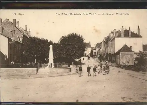 Saint-Gengoux-le-National Avenue et Promenade Kat. Saint-Gengoux-le-National