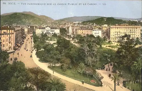 hw14823 Nice Alpes Maritimes Vue panoramique
Jardin Public
Casino Kategorie. Nice Alte Ansichtskarten