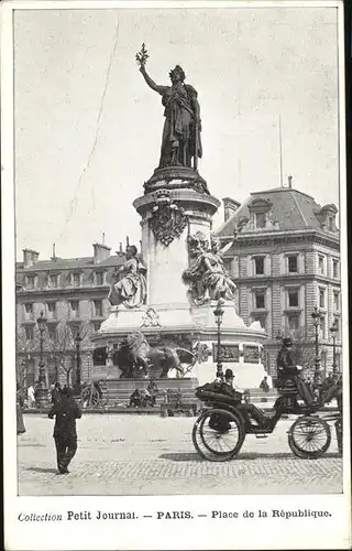 hw14838 Paris Petit Journal
Place de la Republique Kategorie. Paris Alte Ansichtskarten