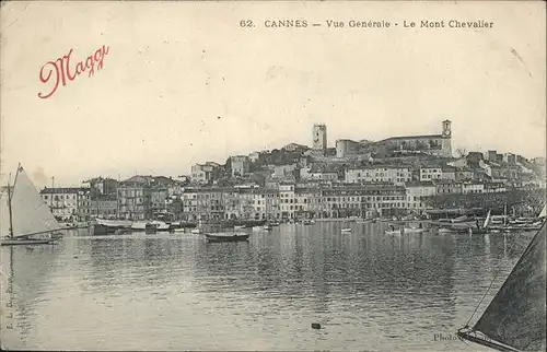 hw14847 Cannes Alpes-Maritimes Vue Generale Kategorie. Cannes Alte Ansichtskarten