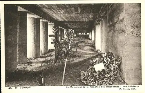 hw14975 Verdun Meuse Monument de la Tranchee des Baionettes Kategorie. Verdun Alte Ansichtskarten