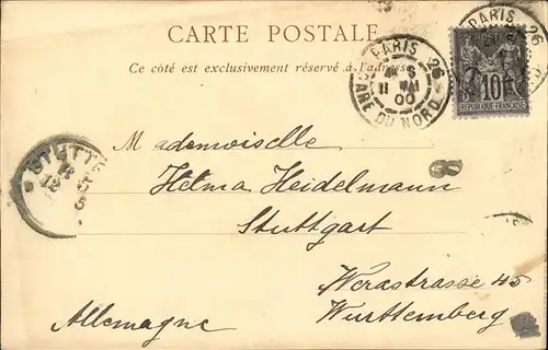 hw15116 Paris Opera Kategorie. Paris Alte Ansichtskarten