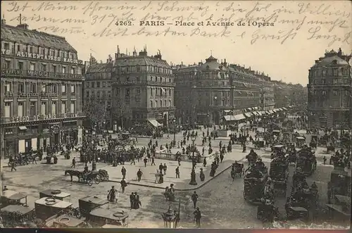 Paris Place et Avenue de l Opera Kat. Paris