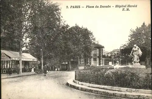 hw15378 Paris Place du Danube
Hopital Herold Kategorie. Paris Alte Ansichtskarten