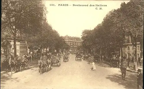 Paris Boulevard des Italiens Kat. Paris