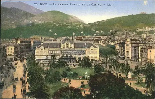 hw15555 Nice Alpes Maritimes Jardin Public Casino Kategorie. Nice Alte Ansichtskarten