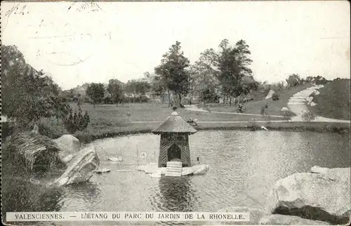 Valenciennes Etang du Parc du Jardin Rhonelle Kat. Valenciennes