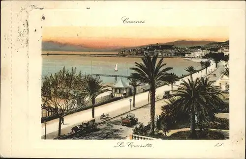 Cannes Alpes-Maritimes La Croisette Kat. Cannes