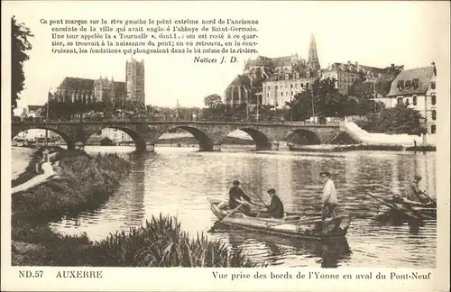 Auxerre Bords de l Yonne Pont-Neuf Kat. Auxerre