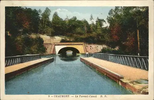 Chaumont Haute-Marne Tunnel-Canal Kat. Chaumont