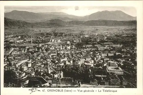 Grenoble Vue generale Kat. Grenoble