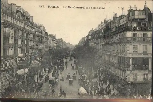 Paris Boulevard Montmartre Kat. Paris