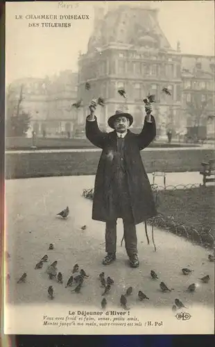 Paris Charmeur d Oiseaux des Tuileries Kat. Paris