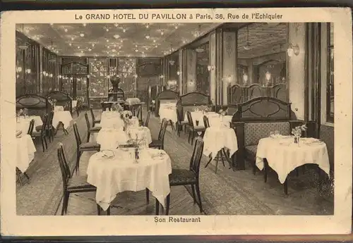 Paris Grand Hotel du Pavilon Kat. Paris