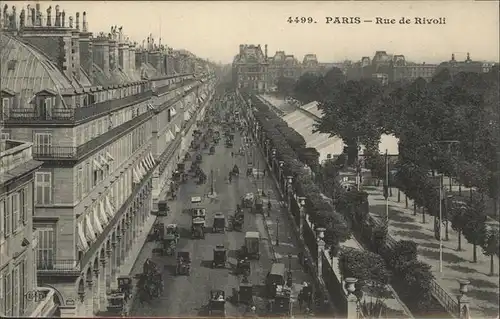 Paris Rue de Rivoli Kat. Paris