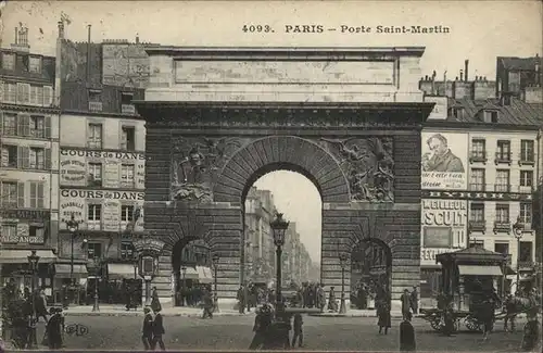 Paris Porte Saint-Martin Kat. Paris