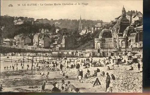 Le Havre Casino Marie Christine Plage Kat. Le Havre