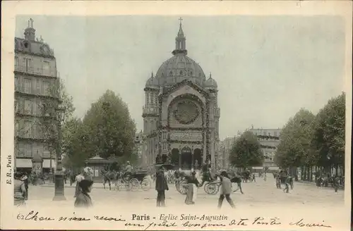 Paris Eglise Saint-Augustin Kat. Paris