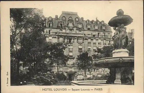 Paris Hotel Louvois Square Louvois Kat. Paris