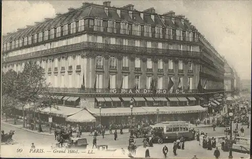 Paris Grand Hotel Kat. Paris