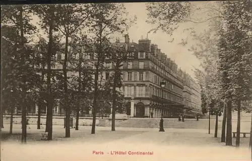 Paris Hotel Continental Kat. Paris