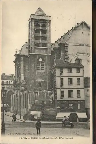 Paris Eglise Saint-Nicolas Chardonnet Kat. Paris