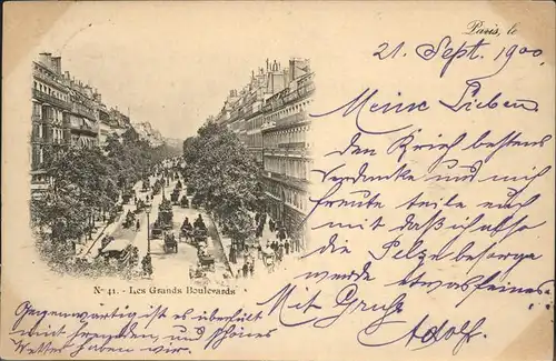 Paris les Grands Boulevards Kat. Paris