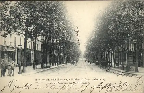 Paris Boulevard Latour-Maubourg Kat. Paris