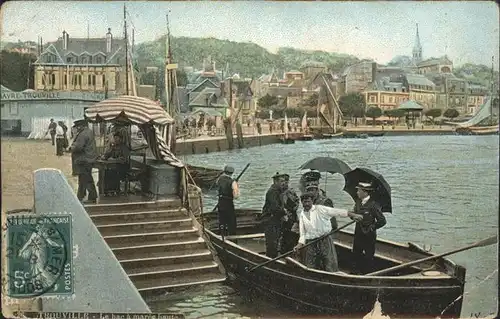 Trouville-sur-Mer Hafen Boote Kat. Trouville-sur-Mer