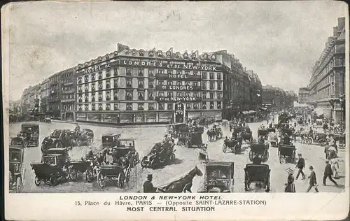 Paris London & New-York Hotel Kat. Paris
