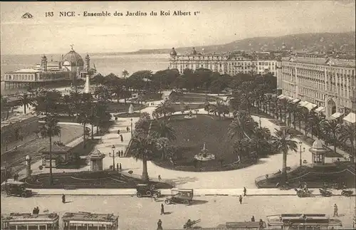 hw16145 Nice Alpes Maritimes Jardins, Roi Albert Kategorie. Nice Alte Ansichtskarten