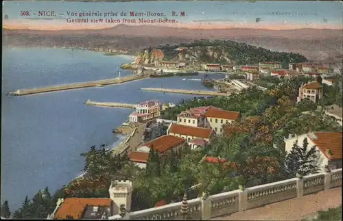 hw16160 Nice Alpes Maritimes Mont-Boron Kategorie. Nice Alte Ansichtskarten